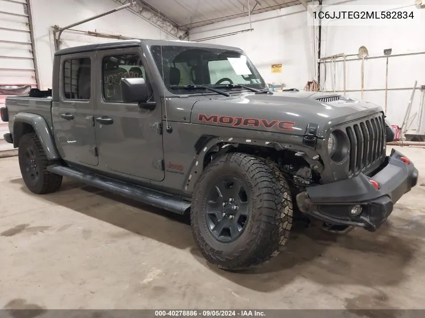 2021 Jeep Gladiator Mojave 4X4 VIN: 1C6JJTEG2ML582834 Lot: 40278886