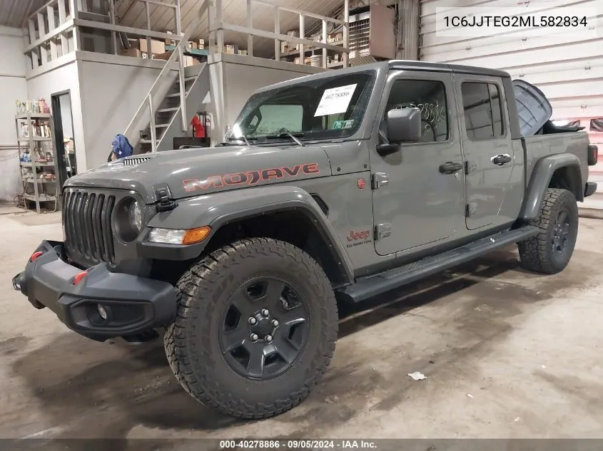 2021 Jeep Gladiator Mojave 4X4 VIN: 1C6JJTEG2ML582834 Lot: 40278886