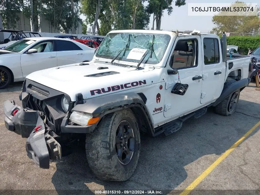 2021 Jeep Gladiator Rubicon 4X4 VIN: 1C6JJTBG4ML537074 Lot: 40315310