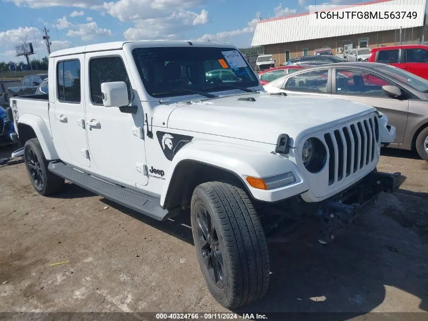 1C6HJTFG8ML563749 2021 Jeep Gladiator High Altitude 4X4