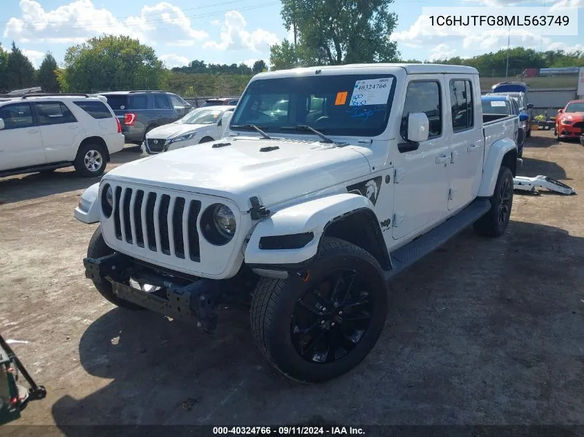 1C6HJTFG8ML563749 2021 Jeep Gladiator High Altitude 4X4