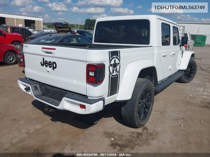 1C6HJTFG8ML563749 2021 Jeep Gladiator High Altitude 4X4