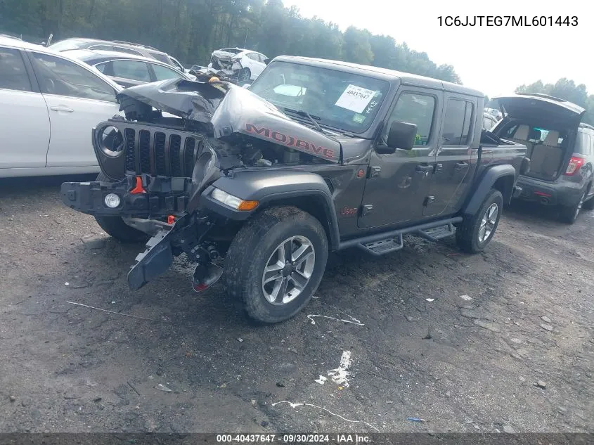 2021 Jeep Gladiator Mojave 4X4 VIN: 1C6JJTEG7ML601443 Lot: 40437647