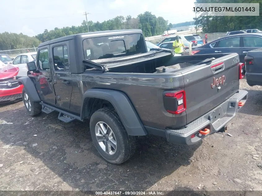 2021 Jeep Gladiator Mojave 4X4 VIN: 1C6JJTEG7ML601443 Lot: 40437647