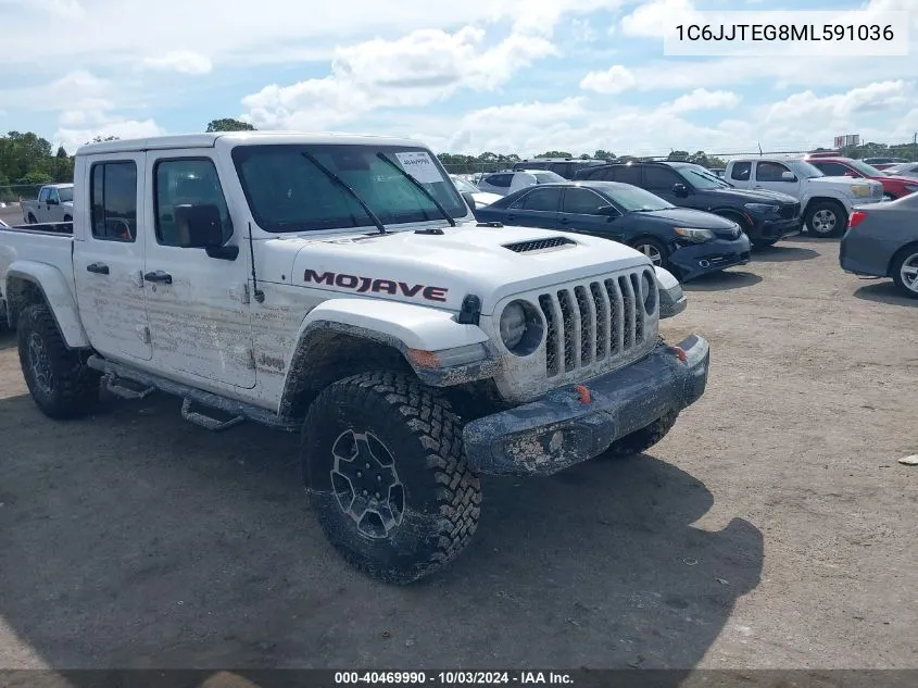 2021 Jeep Gladiator Mojave 4X4 VIN: 1C6JJTEG8ML591036 Lot: 40469990