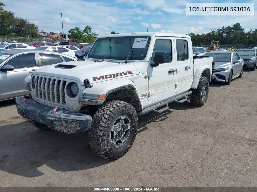 2021 Jeep Gladiator Mojave 4X4 VIN: 1C6JJTEG8ML591036 Lot: 40469990