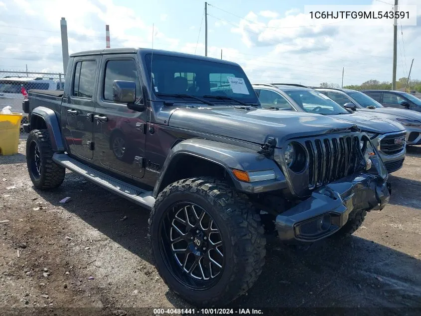 2021 Jeep Gladiator High Altitude 4X4 VIN: 1C6HJTFG9ML543591 Lot: 40481441