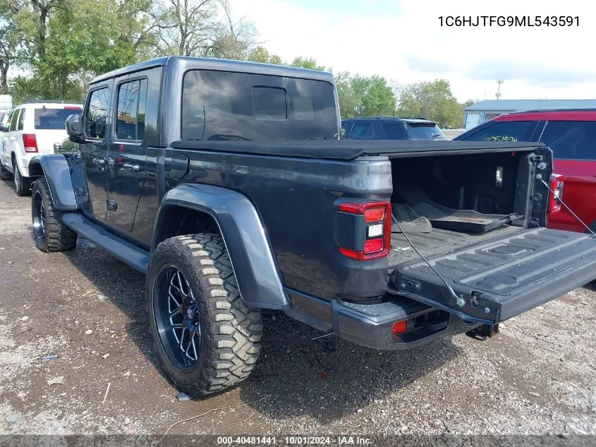 2021 Jeep Gladiator High Altitude 4X4 VIN: 1C6HJTFG9ML543591 Lot: 40481441