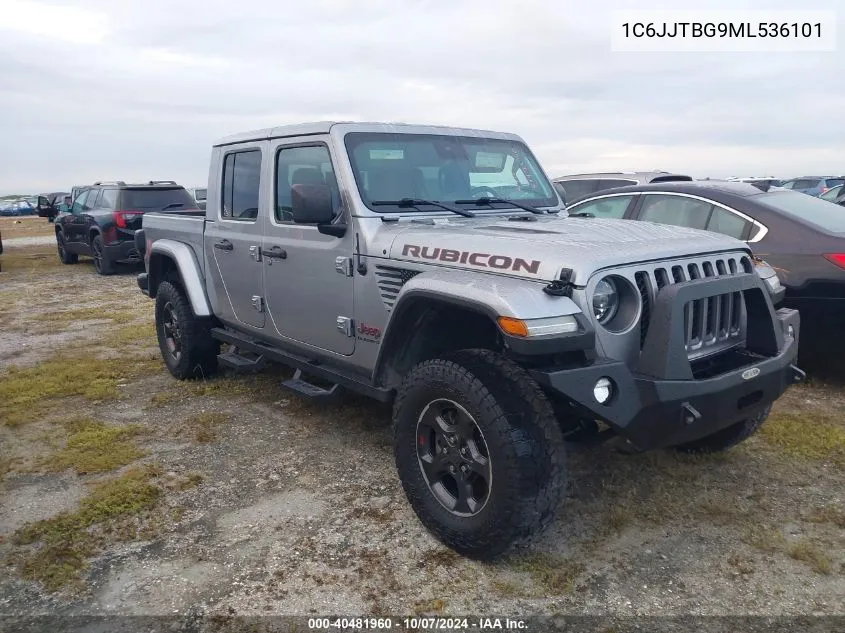 2021 Jeep Gladiator Rubicon VIN: 1C6JJTBG9ML536101 Lot: 40481960