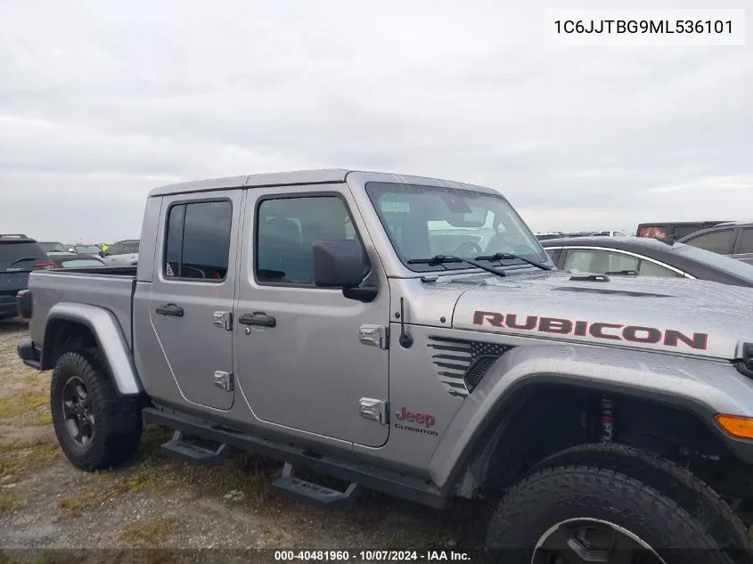 2021 Jeep Gladiator Rubicon VIN: 1C6JJTBG9ML536101 Lot: 40481960