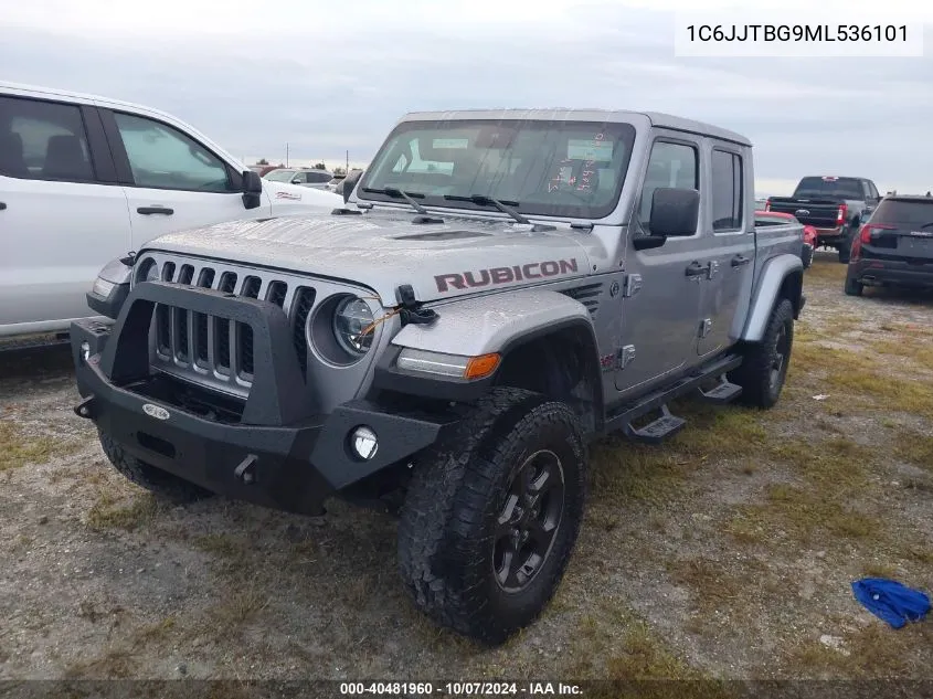 2021 Jeep Gladiator Rubicon VIN: 1C6JJTBG9ML536101 Lot: 40481960