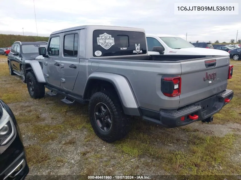 2021 Jeep Gladiator Rubicon VIN: 1C6JJTBG9ML536101 Lot: 40481960