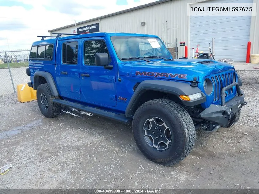 2021 Jeep Gladiator Mojave 4X4 VIN: 1C6JJTEG6ML597675 Lot: 40499898