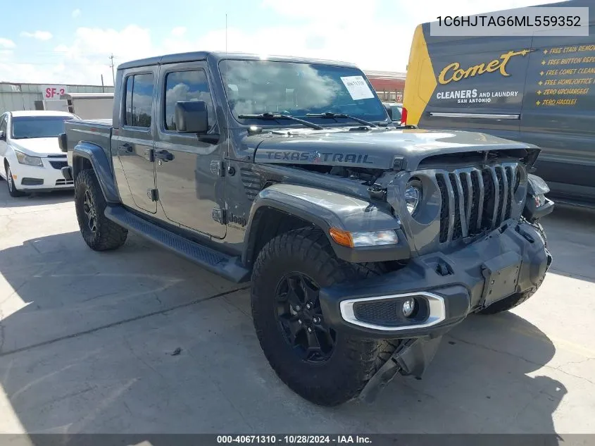 2021 Jeep Gladiator Texas Trail 4X4 VIN: 1C6HJTAG6ML559352 Lot: 40671310