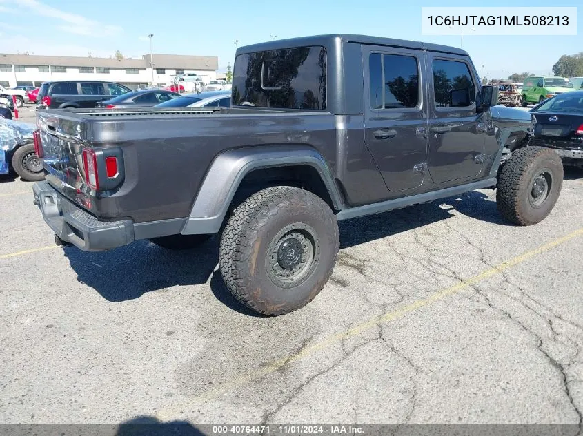 2021 Jeep Gladiator Sport S 4X4 VIN: 1C6HJTAG1ML508213 Lot: 40764471