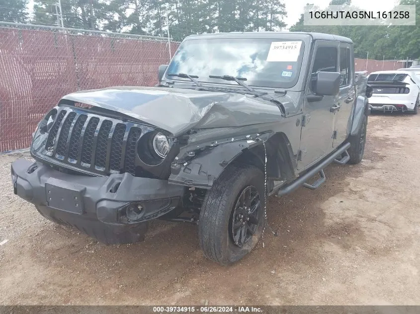 2022 Jeep Gladiator Altitude 4X4 VIN: 1C6HJTAG5NL161258 Lot: 39734915