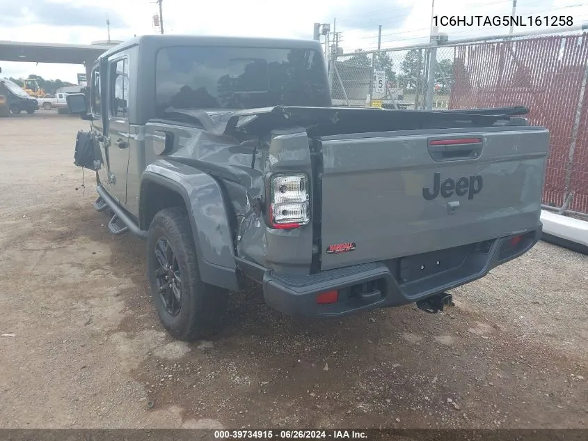 2022 Jeep Gladiator Altitude 4X4 VIN: 1C6HJTAG5NL161258 Lot: 39734915