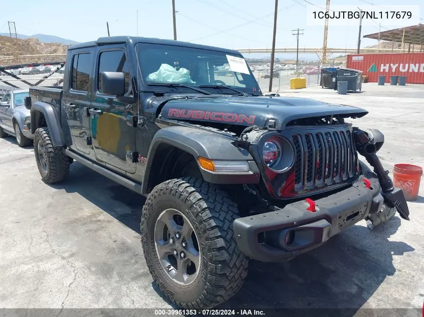 1C6JJTBG7NL117679 2022 Jeep Gladiator Rubicon 4X4