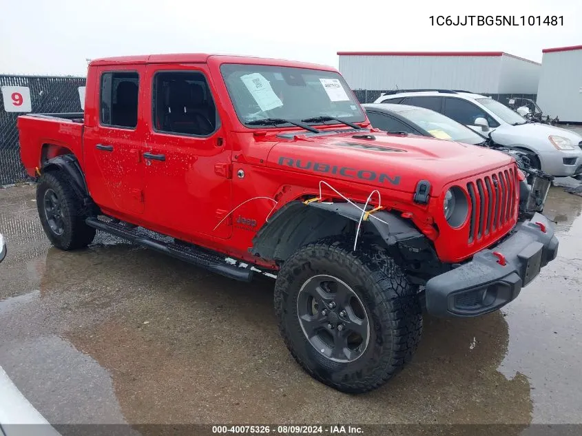 1C6JJTBG5NL101481 2022 Jeep Gladiator Rubicon 4X4