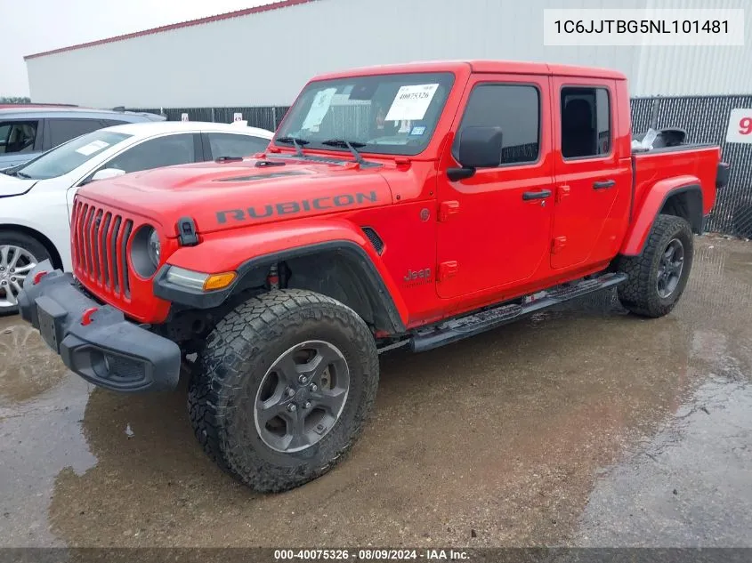 1C6JJTBG5NL101481 2022 Jeep Gladiator Rubicon 4X4