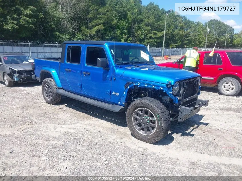 1C6HJTFG4NL179727 2022 Jeep Gladiator Overland 4X4