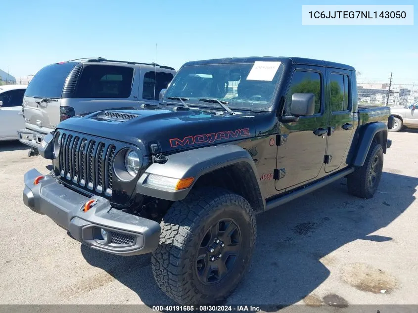 1C6JJTEG7NL143050 2022 Jeep Gladiator Mojave 4X4