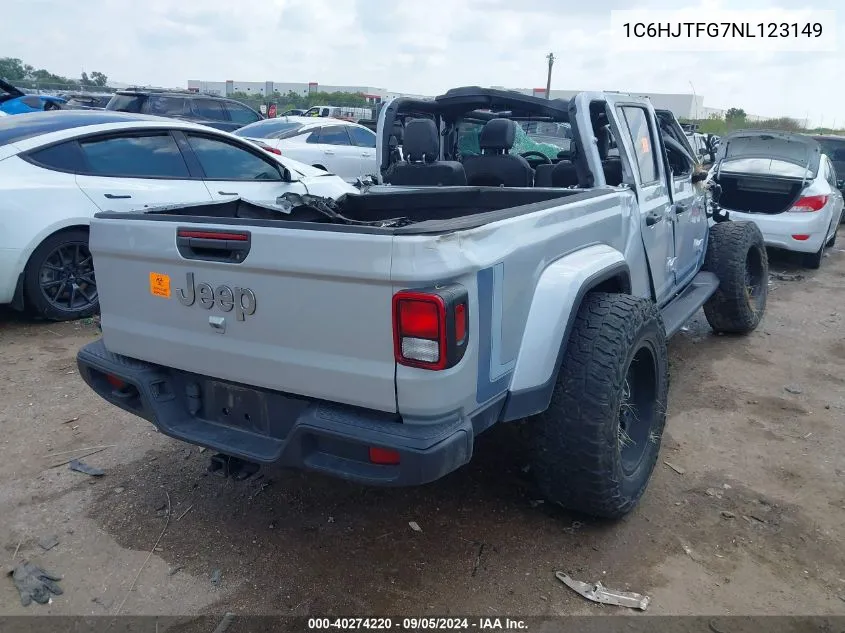 1C6HJTFG7NL123149 2022 Jeep Gladiator Overland