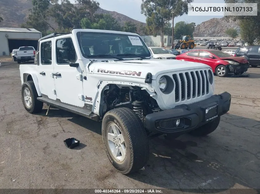 2022 Jeep Gladiator Rubicon 4X4 VIN: 1C6JJTBG1NL107133 Lot: 40345264