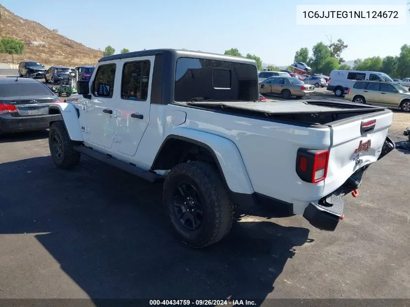 2022 Jeep Gladiator Mojave 4X4 VIN: 1C6JJTEG1NL124672 Lot: 40434759