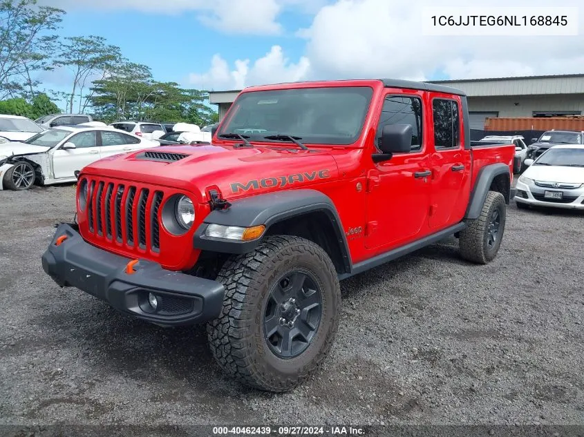 2022 Jeep Gladiator Mojave 4X4 VIN: 1C6JJTEG6NL168845 Lot: 40462439