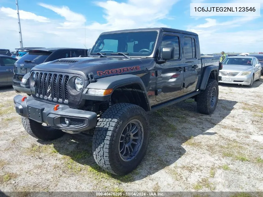 2022 Jeep Gladiator Mojave VIN: 1C6JJTEG2NL123546 Lot: 40475205