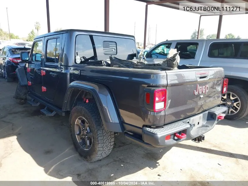 1C6JJTBG0NL111271 2022 Jeep Gladiator Rubicon 4X4