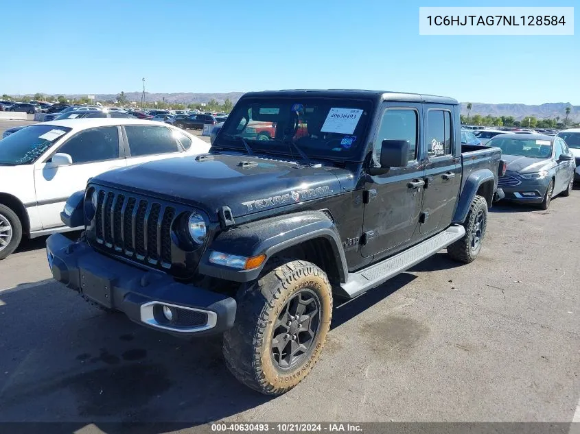 2022 Jeep Gladiator Texas Trail 4X4 VIN: 1C6HJTAG7NL128584 Lot: 40630493