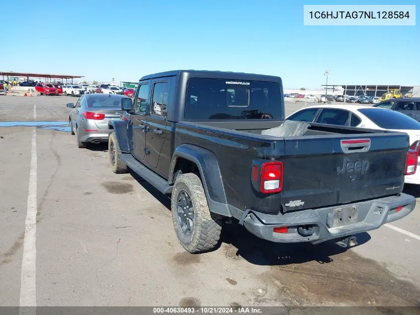 2022 Jeep Gladiator Texas Trail 4X4 VIN: 1C6HJTAG7NL128584 Lot: 40630493