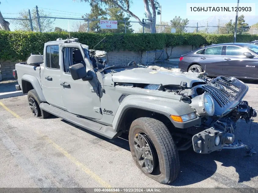 2022 Jeep Gladiator Altitude 4X4 VIN: 1C6HJTAG1NL120903 Lot: 40666946