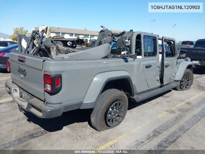 2022 Jeep Gladiator Altitude 4X4 VIN: 1C6HJTAG1NL120903 Lot: 40666946