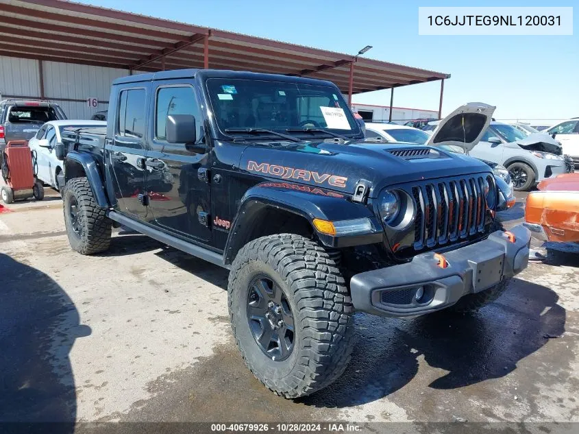 2022 Jeep Gladiator Mojave 4X4 VIN: 1C6JJTEG9NL120031 Lot: 40679926