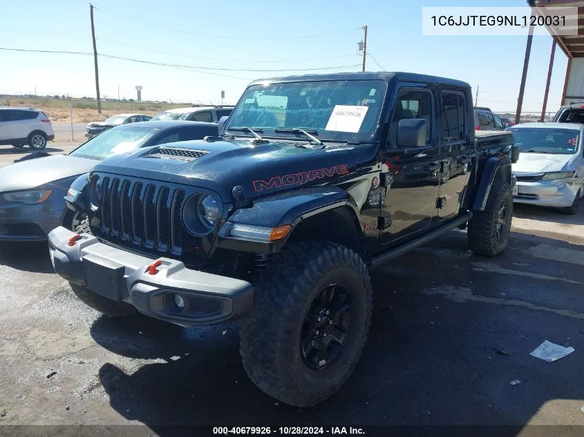 2022 Jeep Gladiator Mojave 4X4 VIN: 1C6JJTEG9NL120031 Lot: 40679926