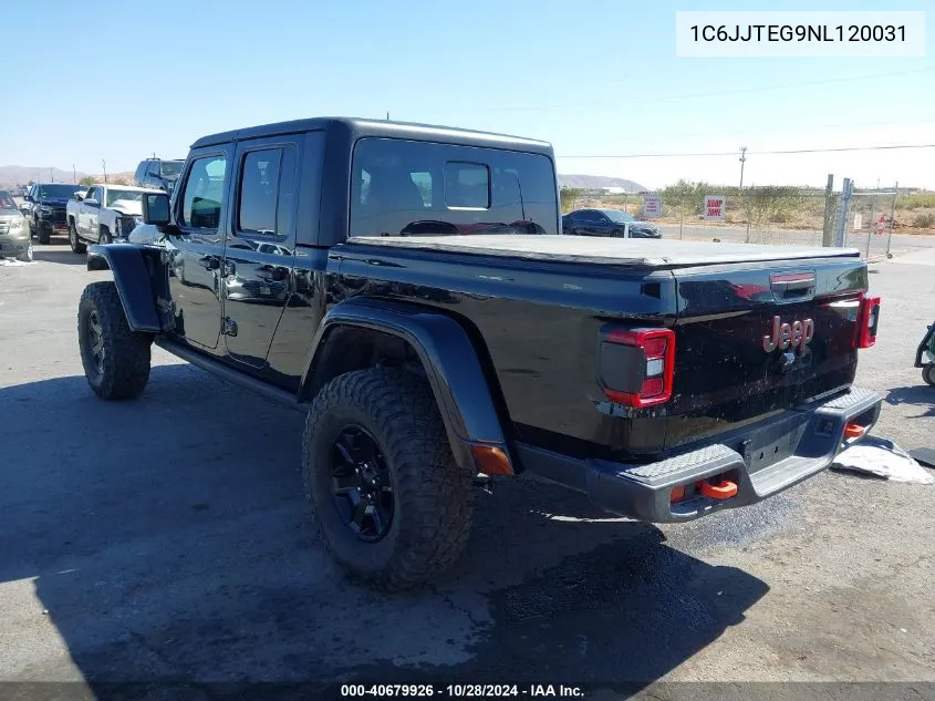 2022 Jeep Gladiator Mojave 4X4 VIN: 1C6JJTEG9NL120031 Lot: 40679926