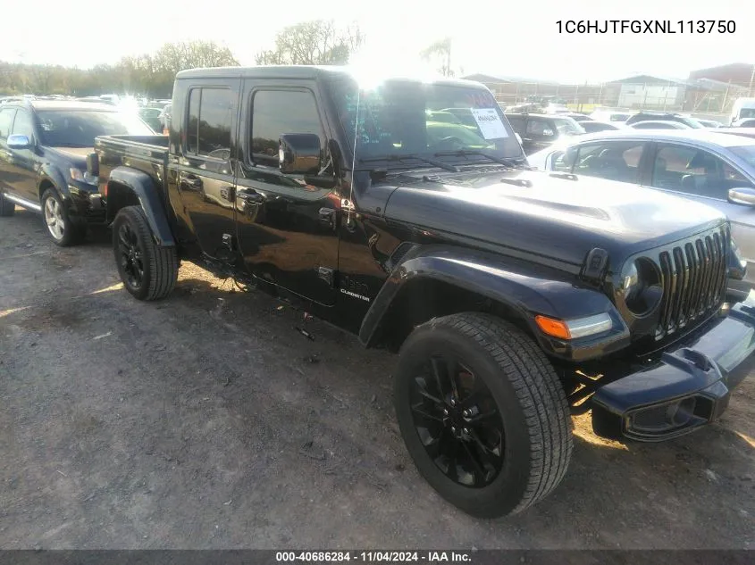 2022 Jeep Gladiator High Altitude 4X4 VIN: 1C6HJTFGXNL113750 Lot: 40686284