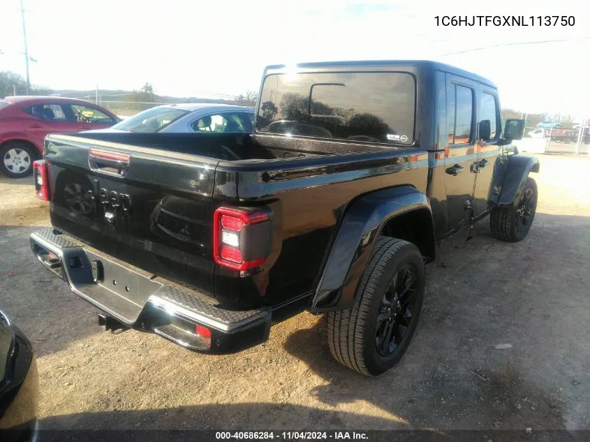 2022 Jeep Gladiator High Altitude 4X4 VIN: 1C6HJTFGXNL113750 Lot: 40686284