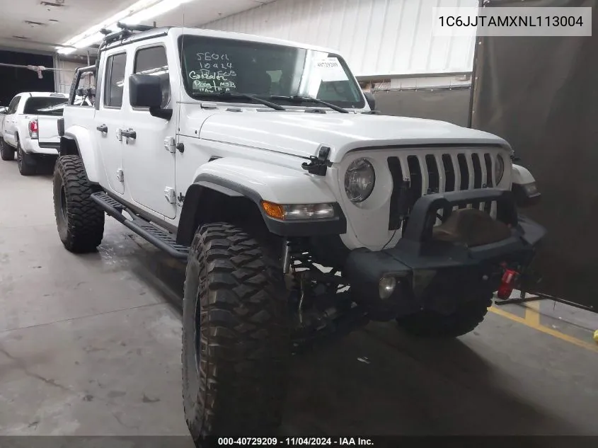 2022 Jeep Gladiator Sport S 4X4 VIN: 1C6JJTAMXNL113004 Lot: 40729209