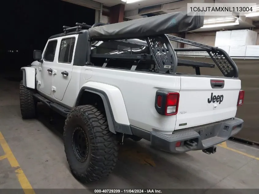 2022 Jeep Gladiator Sport S 4X4 VIN: 1C6JJTAMXNL113004 Lot: 40729209