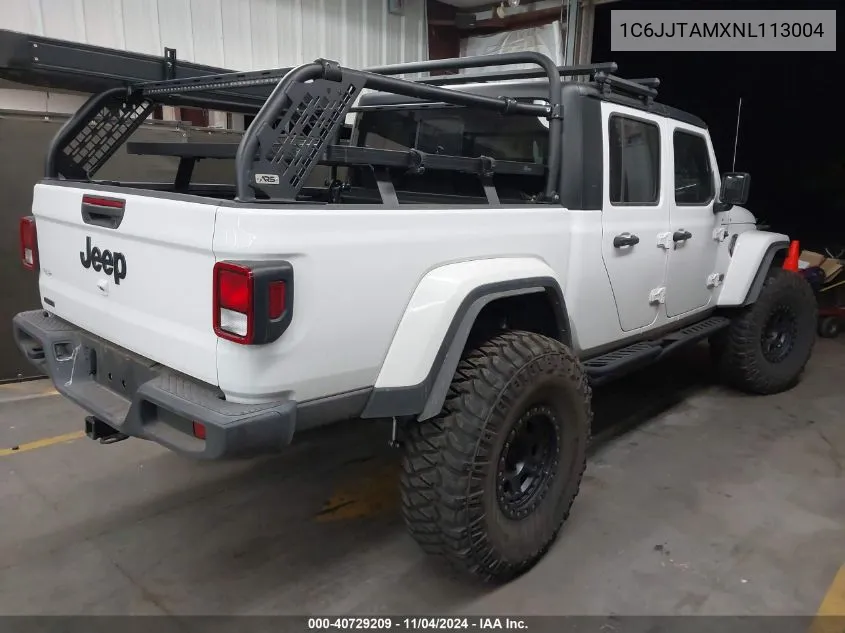 2022 Jeep Gladiator Sport S 4X4 VIN: 1C6JJTAMXNL113004 Lot: 40729209