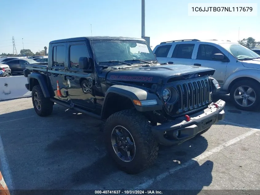 1C6JJTBG7NL117679 2022 Jeep Gladiator Rubicon 4X4