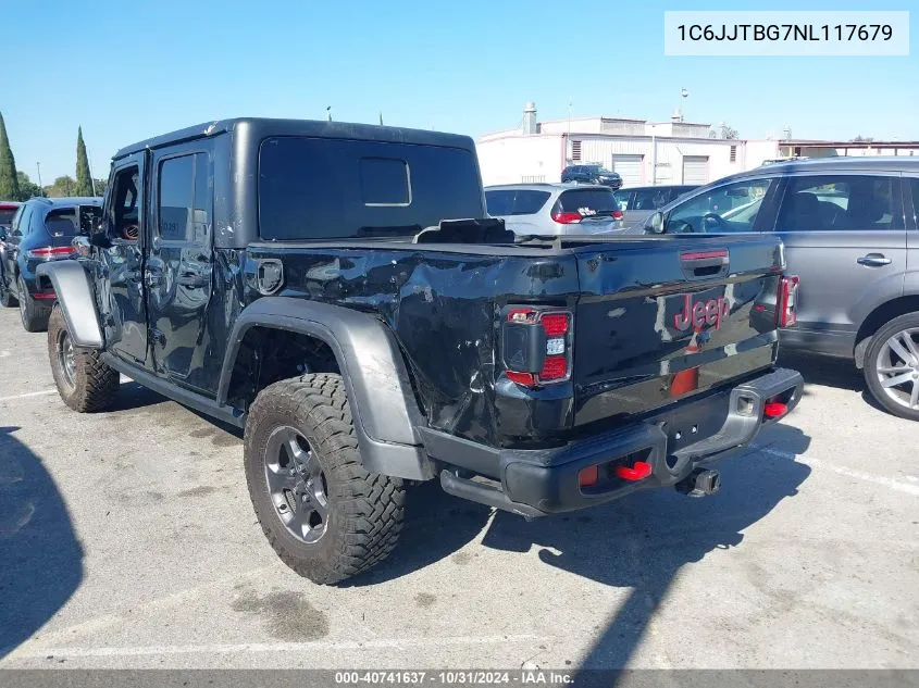 1C6JJTBG7NL117679 2022 Jeep Gladiator Rubicon 4X4