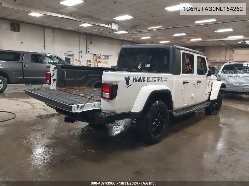 2022 Jeep Gladiator Altitude 4X4 VIN: 1C6HJTAG0NL164262 Lot: 40743988