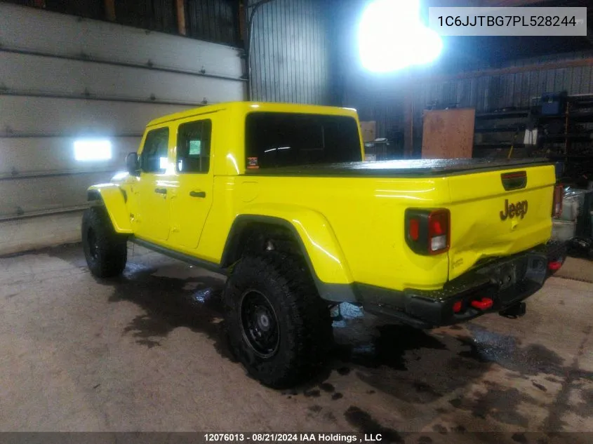 2023 Jeep Gladiator Rubicon VIN: 1C6JJTBG7PL528244 Lot: 12076013