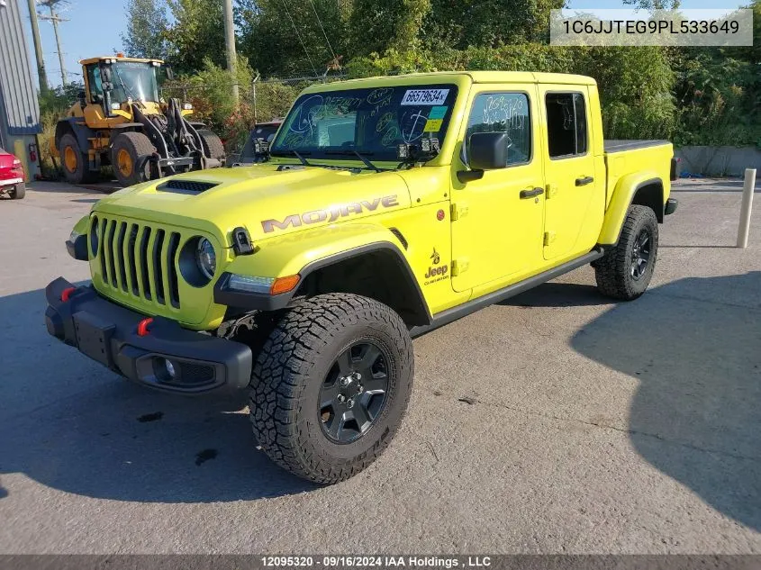 2023 Jeep Gladiator Mojave VIN: 1C6JJTEG9PL533649 Lot: 12095320