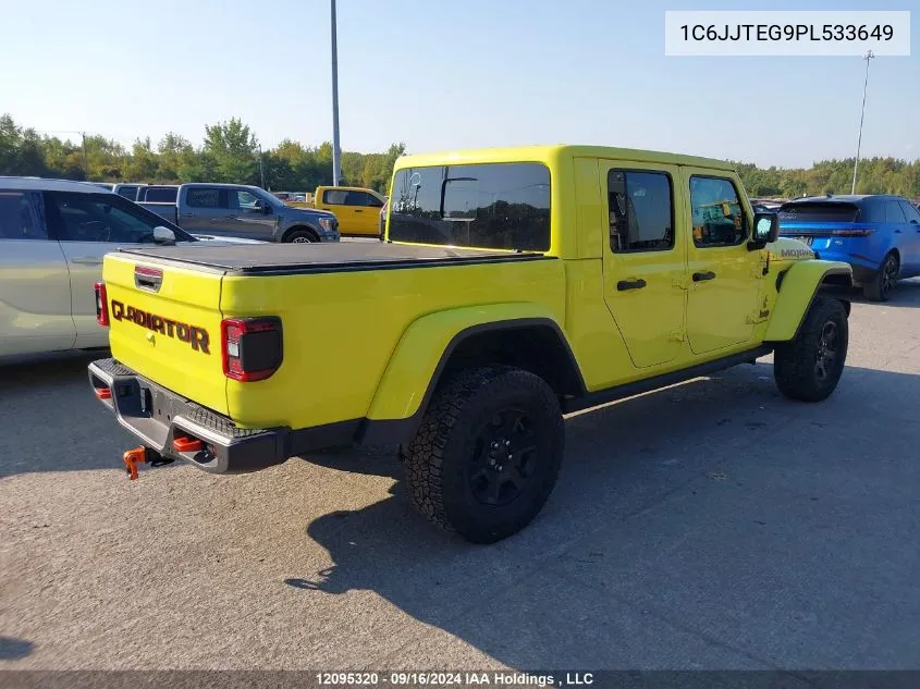 2023 Jeep Gladiator Mojave VIN: 1C6JJTEG9PL533649 Lot: 12095320